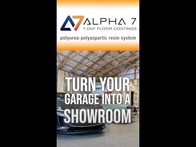 Introducing ALPHA7 1-day Garage Floor Resin System #shorts