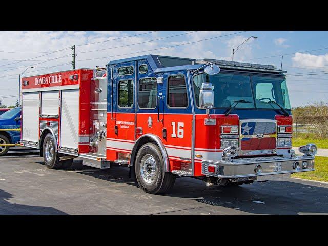 Walk Around of Santiago de Chile's E-ONE Custom Pumper - SO144417