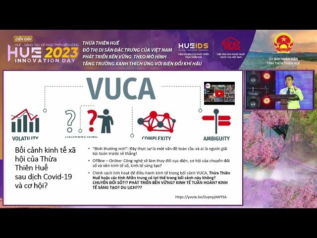 Hue Innovation Day 2023: Phát biểu đề dẫn về phát triển kinh tế sáng tạo Thừa Thiên Huế