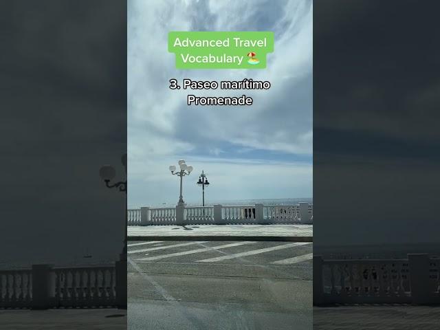 Advanced Spanish Travel Vocabulary #spanishvocabulary #learnspanish