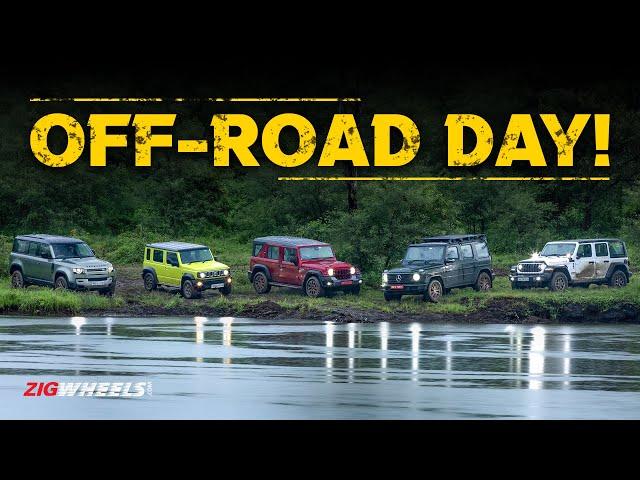 Mahindra Thar Roxx RWD, Defender, G-Class, Jimny & Wrangler Rubicon Go Off-Roading!