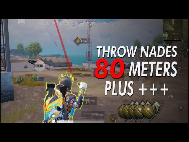 Throwing Nades 80 Meters Plus IN PUBG / BGMI | Pixie Gaming