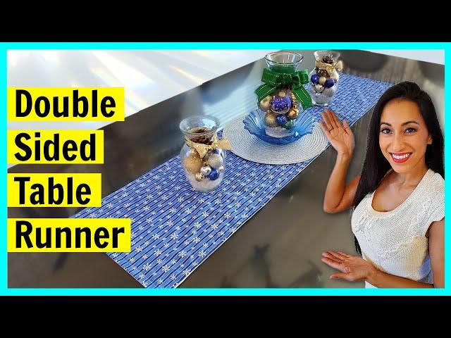 Effortlessly Sew a Fast and Easy Reversible Table Runner Today!