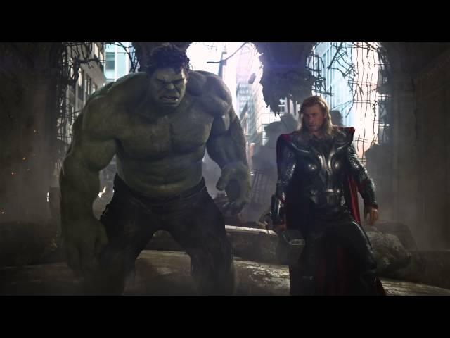 Marvel's The Avengers - Hulk punches Thor