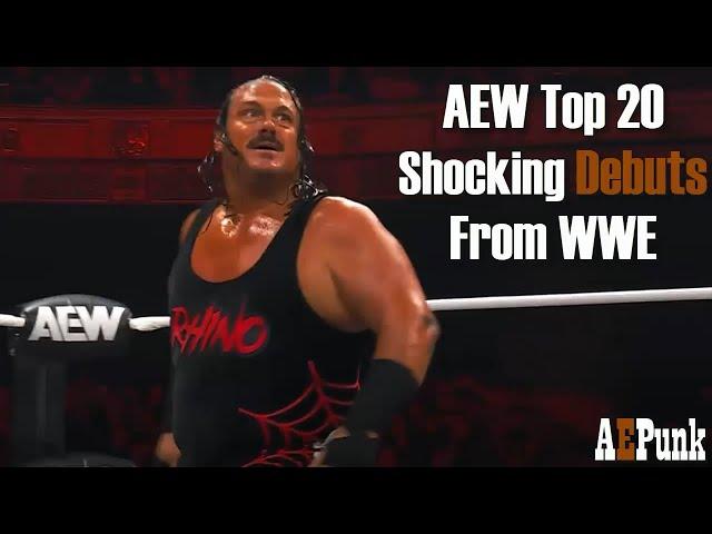 AEW Top 20 Shocking Debuts From WWE Vol.1