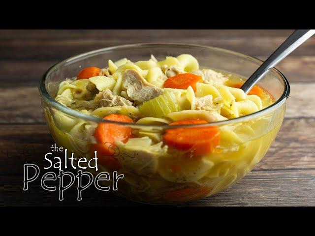 Homemade Chicken Noodle Soup in a Fraction of the Time!