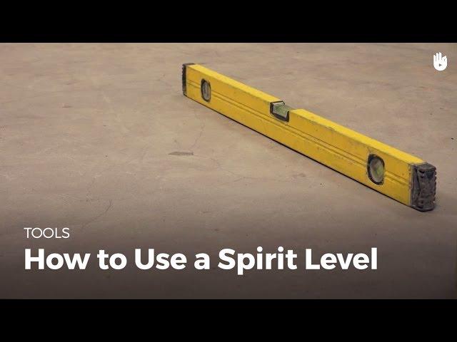 How to Use a Spirit Level | Masonry