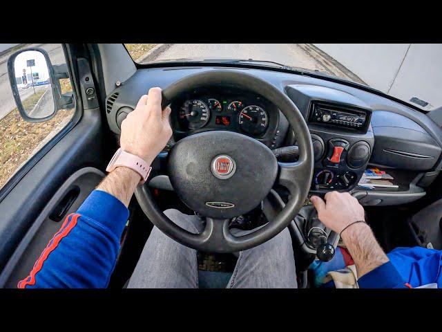 2007 Fiat Doblo [1.3 75HP| POV Test Drive #1113 Joe Black