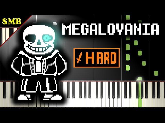 UNDERTALE - MEGALOVANIA - Piano Tutorial