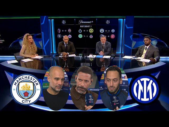 Manchester City vs Inter Milan 0-0 "Pep Guardiola Not Happy" Thierry Henry And Carragher Reaction