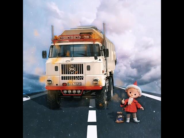 Der Sandmann kommt mit dem IFA LKW W50.