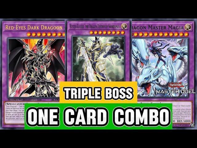 TRIPLE BOSS One Card Combo, Dragoon Buster Magia Crushing WCS Qualifiers [Master Duel]