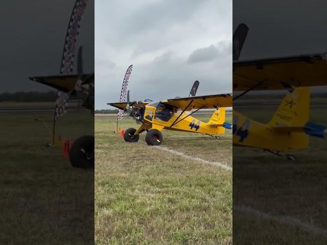 Steve Henry taking off at Lonestar STOL