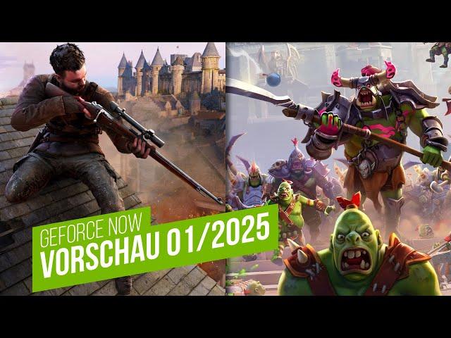 Vorschau: Neue GeForce NOW-Spiele im Januar 2025 | NVIDIA Cloud Gaming