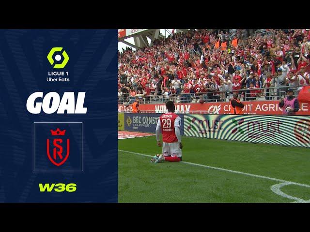 Goal Folarin BALOGUN (54' - SdR) STADE DE REIMS - ANGERS SCO (2-2) 22/23