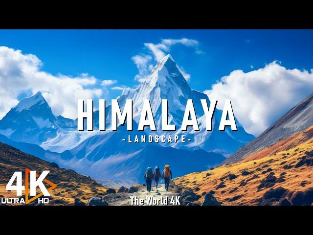 Himalaya 4K - Relaxing Music With Beautiful Natural Landscape - Amazing Nature