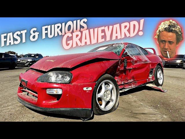 We Found A DESTROYED Toyota Supra In Hollywood | Beyond Rebuildable!?