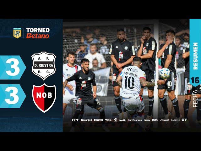 RIESTRA 3 - 3 NEWELL'S I Resumen del partido | #TorneoBetano 2024