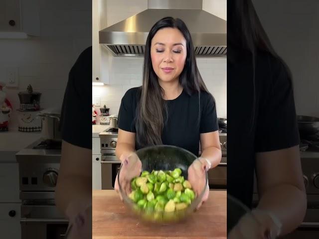 Thanksgiving Crispy Brussels Sprouts | MyHealthyDish