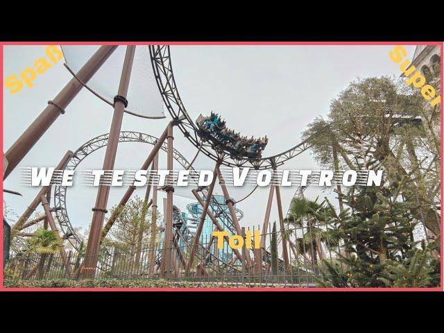 "Voltron Nevara RidesXL test deze achtbaan en ander attracties in Europark 2024 4K"