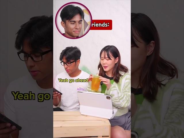 David Matthew Reacts to @MiniMoochi  Fake friends vs Real friends #funny #shortsfeed ​⁠
