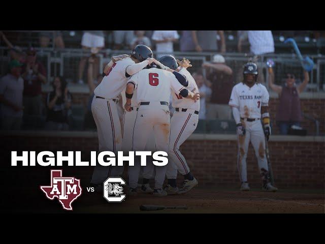 Highlights: Texas A&M 15, South Carolina 12
