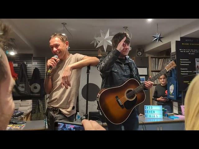 Shed Seven - Chasing Rainbows - acoustic session Resident Records Brighton - 08/01/2024