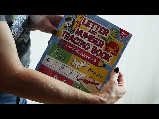 Letter and Number Tracing Book For Kids Ages 3-5