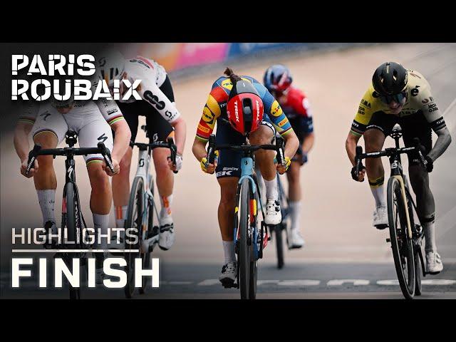 Highlights: 2024 Paris-Roubaix Femmes finish | 4/6/24 | Cycling on NBC Sports