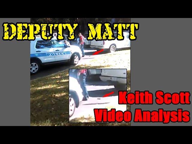 Keith Scott Shooting Video Analysis