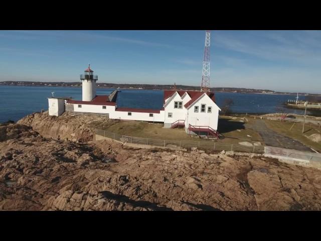 Eastern Point Light 4K Aerial