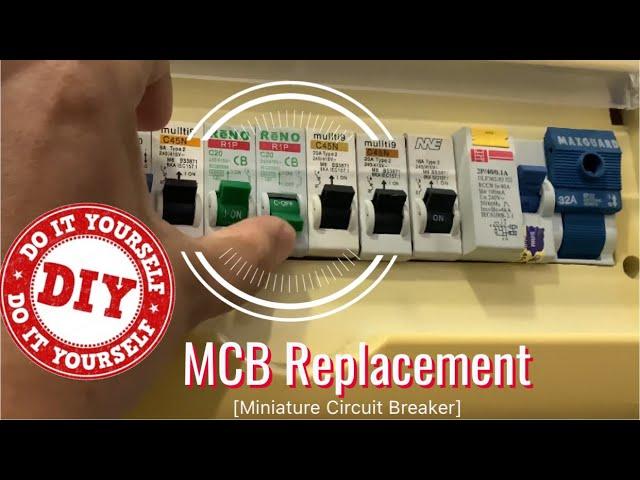 How to Replace Home MCB | Broken Miniature Circuit Breaker Replacement DIY