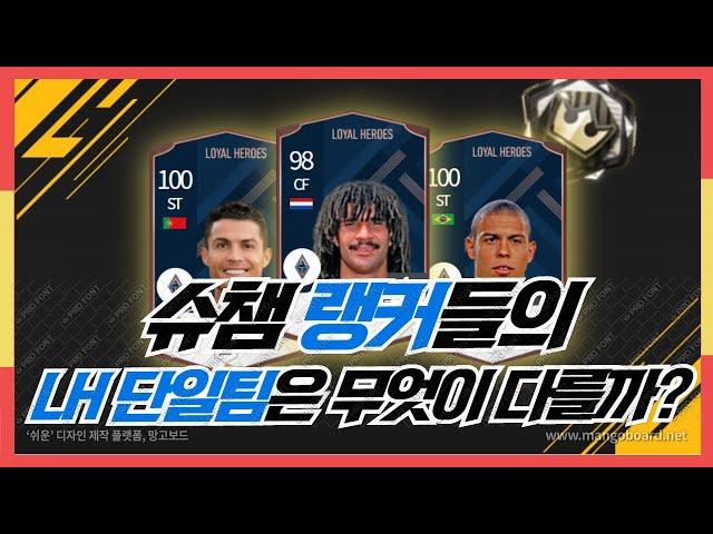 피파4 슈챔 랭커들의 LH단일팀 스쿼드는 무엇이 다를까?