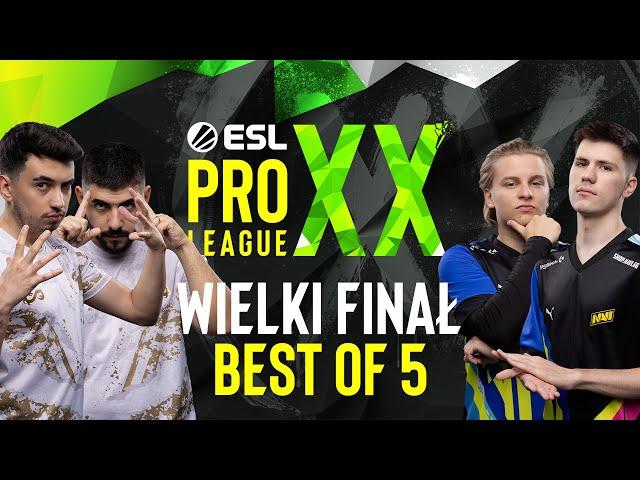 ESL PRO LEAGUE SEASON XX | NAVI VS ETERNAL FIRE | 18+ | WIELKI FINAŁ BO5