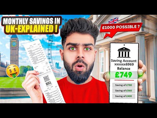 Can YOU Save £1000/Month in UK? | Monthly Savings of an International Student in UK | Life in UK