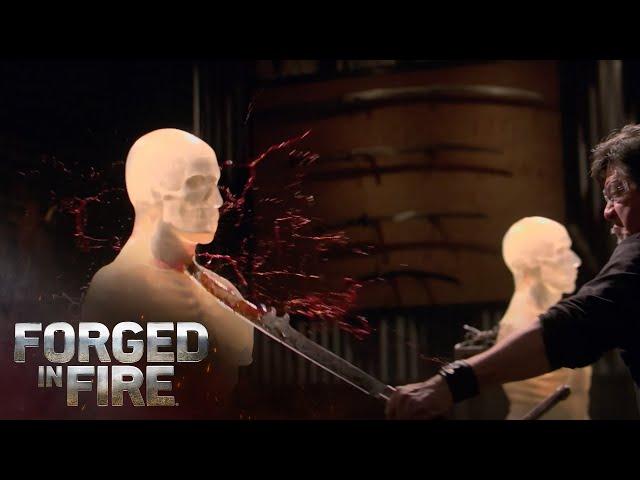 DOUBLE Elephant Fighting Swords, DOUBLE THE HEAT | Forged in Fire (Season 9)