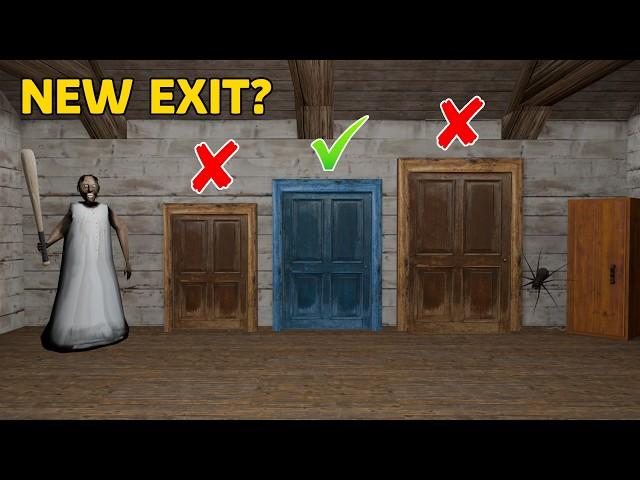 Granny vs 3 SECRET DOORS!! New Secret Ending in Granny House - Funny Horror Animation