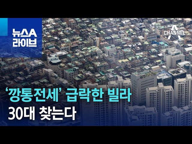 ‘깡통전세’ 급락한 빌라, 30대 찾는다 | 뉴스A 라이브