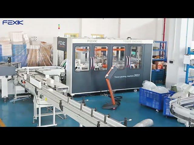 Automatic Toilet Paper Tissue Rolls Converting Packing Machine Price