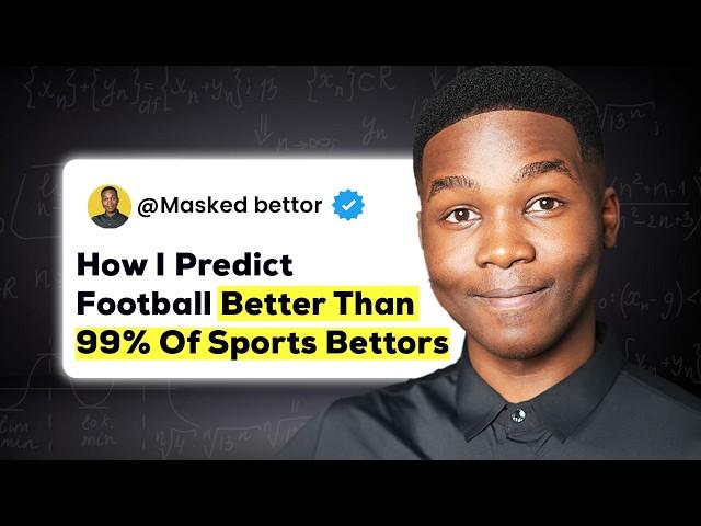 How to Predict Football Better than 99% of Sports Bettors ( 2024 New Season Ultimate Guide)