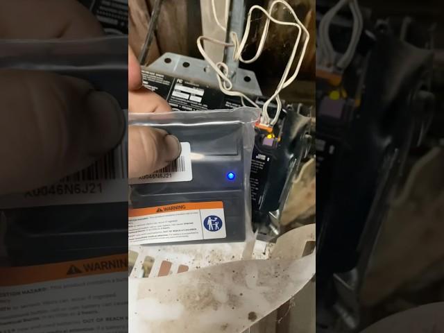 Programming some new garage door remotes after the last ones got lost. #HandsomeOrHandy￼