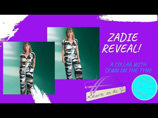 Zadie jumpsuit Collaboration with Sewn on the Tyne - THE REVEAL!