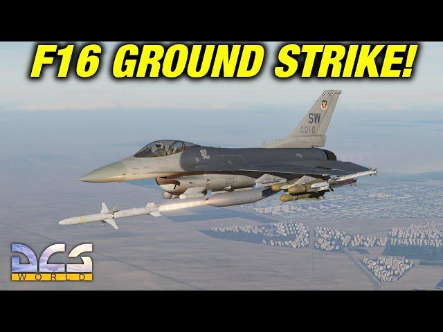 F-16 Ground Strike Squad Practice in DCS World