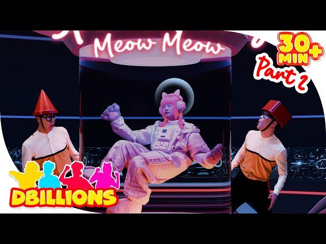 D Billions, WeeTwinz - Space Kitty (Meow Meow) Part 2 | Mega Compilation | D Billions Kids Songs