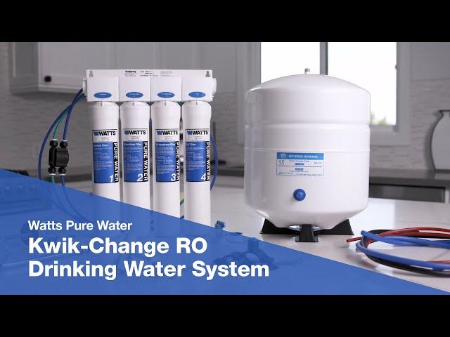 Better than Bottled Water? Pure Water RO System from Watts