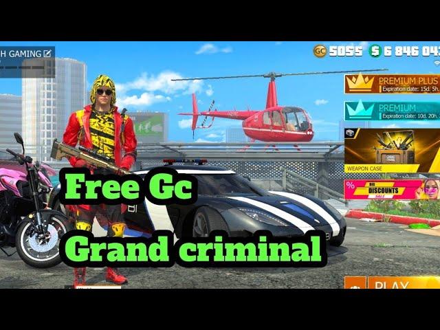 Wow Amazing free GC 500 Grand criminal 150 Free case open 125000 10x box