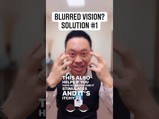 Blurred Vision? Solution #1