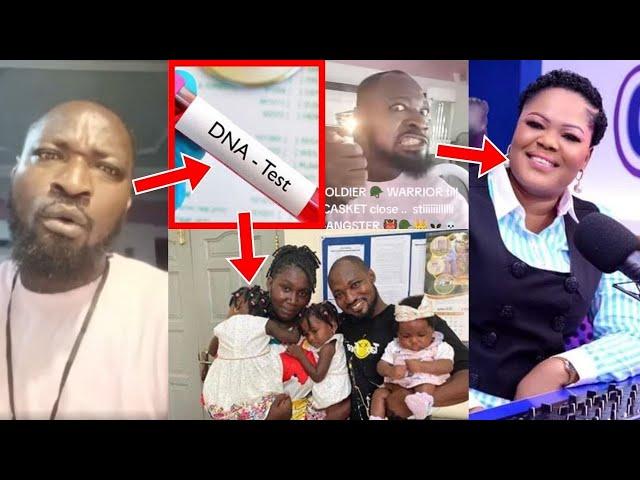 Asem Ab@! Funny Face Runs to Auntie Naa for DNA Test of his Twins & last Born. Clashes Vanessa