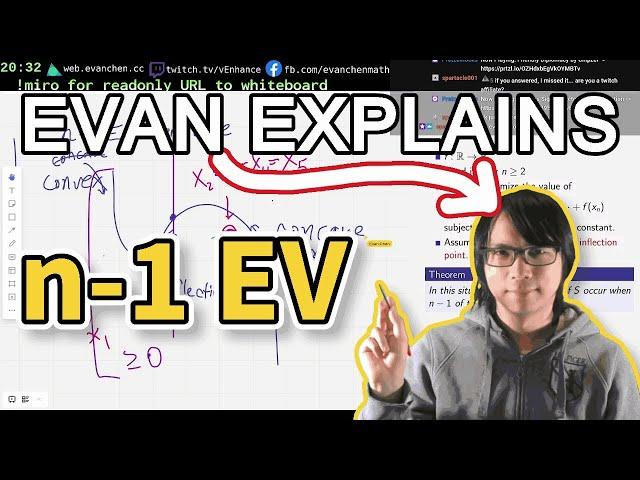 evan explains the n-1 equal value principle