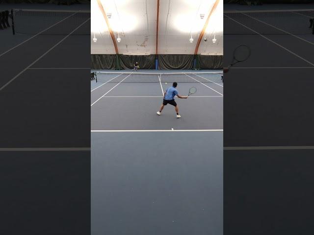 Fast hands at the net #tennis #usta #tennislife #sport #sports #fyp #singles